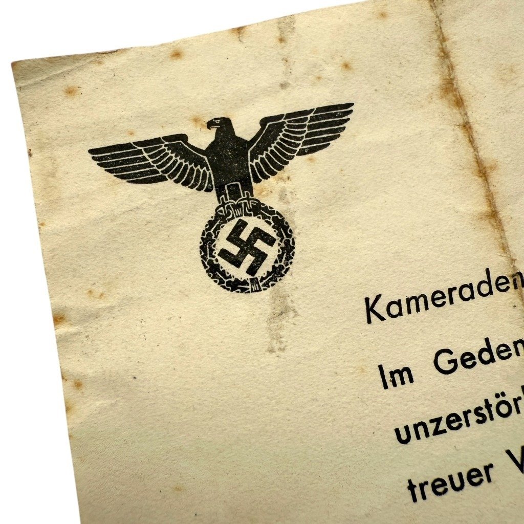 Original WWII German document Dr. Arthur Seyss-Inquart