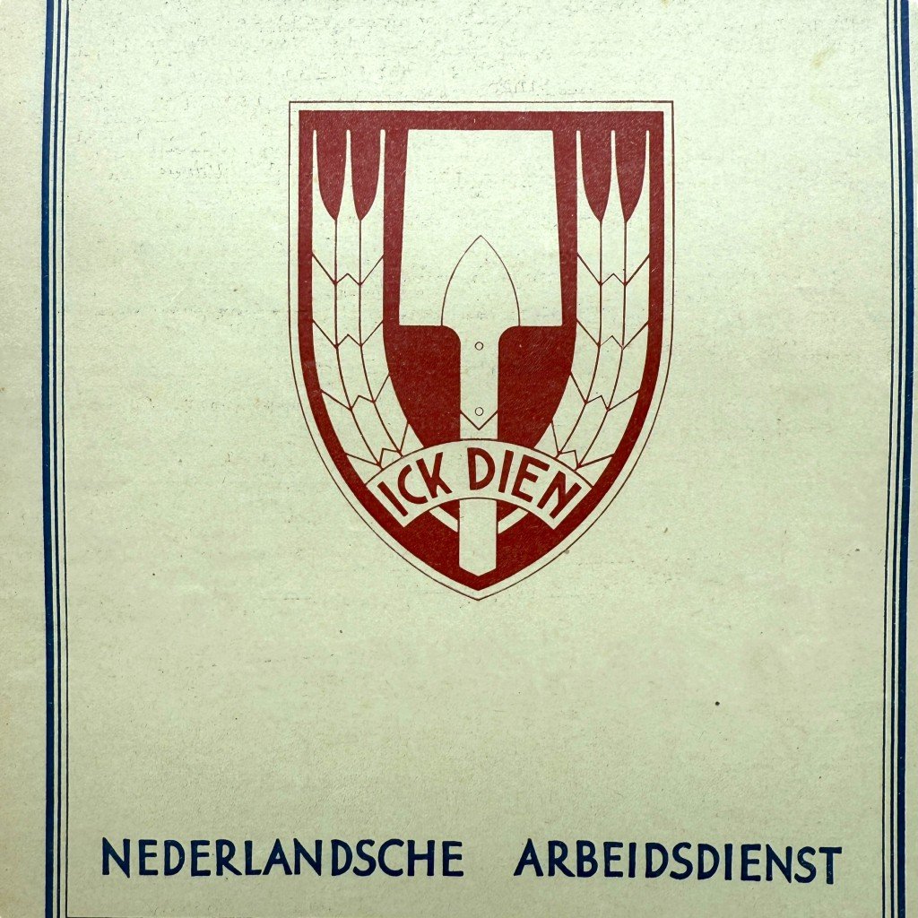 Original WWII Nederlandsche Arbeidsdienst 'Vorming' booklet – No. 3, March 1944