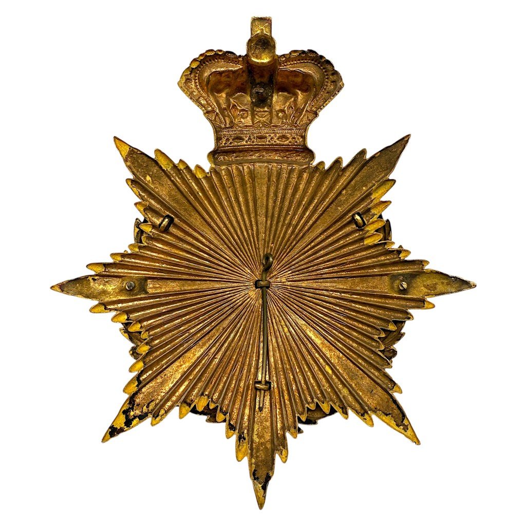 Original 1878-1908 British Shropshire Light Infantry Regiment helmet plate