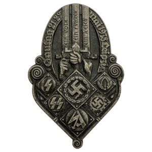 Original WWII German Gautag 21-22 Mai 1938 Leipzig pin