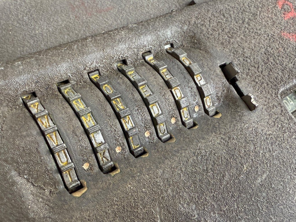 Original WWII Swedish Hagelin BC-543 cipher machine in case
