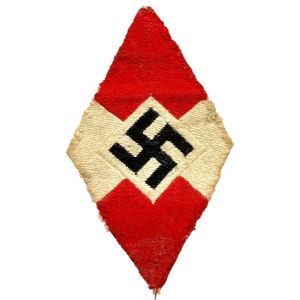 Original WWII German Hitlerjugend/BDM sleeve diamond insignia