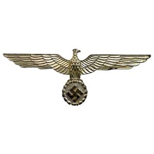 Original WWII German WH officer summer metal breast eagle