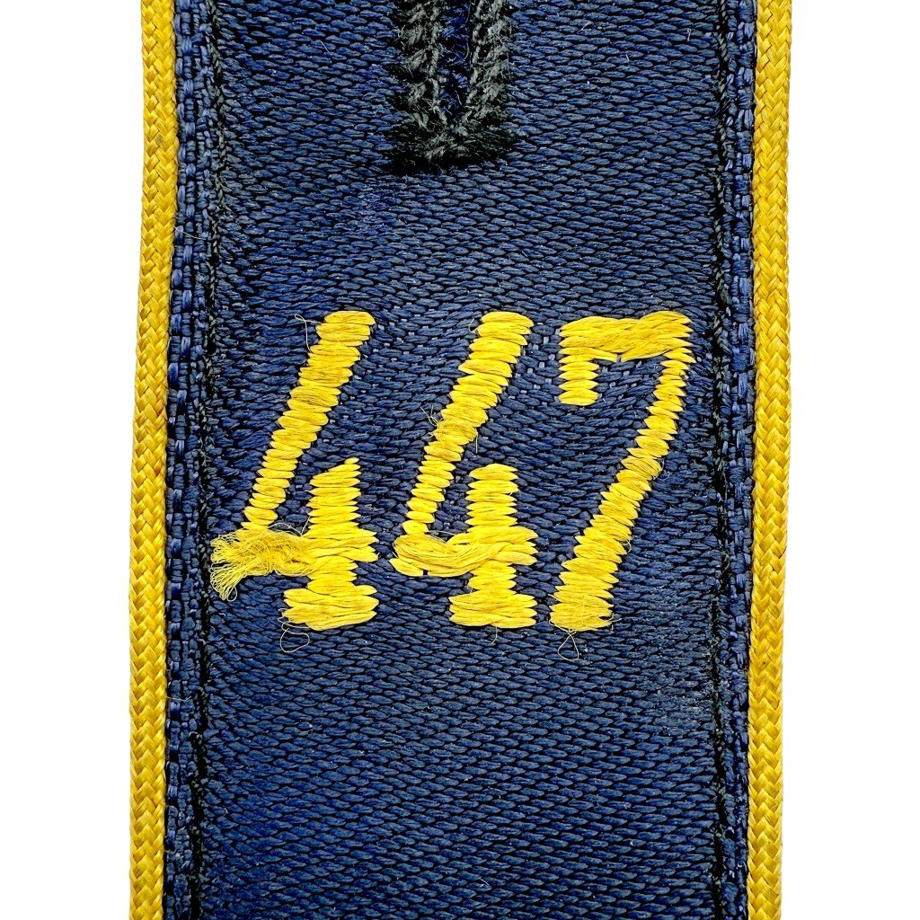 Original WWII German Marine-Hitlerjugend Bann 447 Wolfenbüttel shoulder board