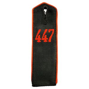 Original WWII German Hitlerjugend Bann 447 Wolfenbüttel shoulder board