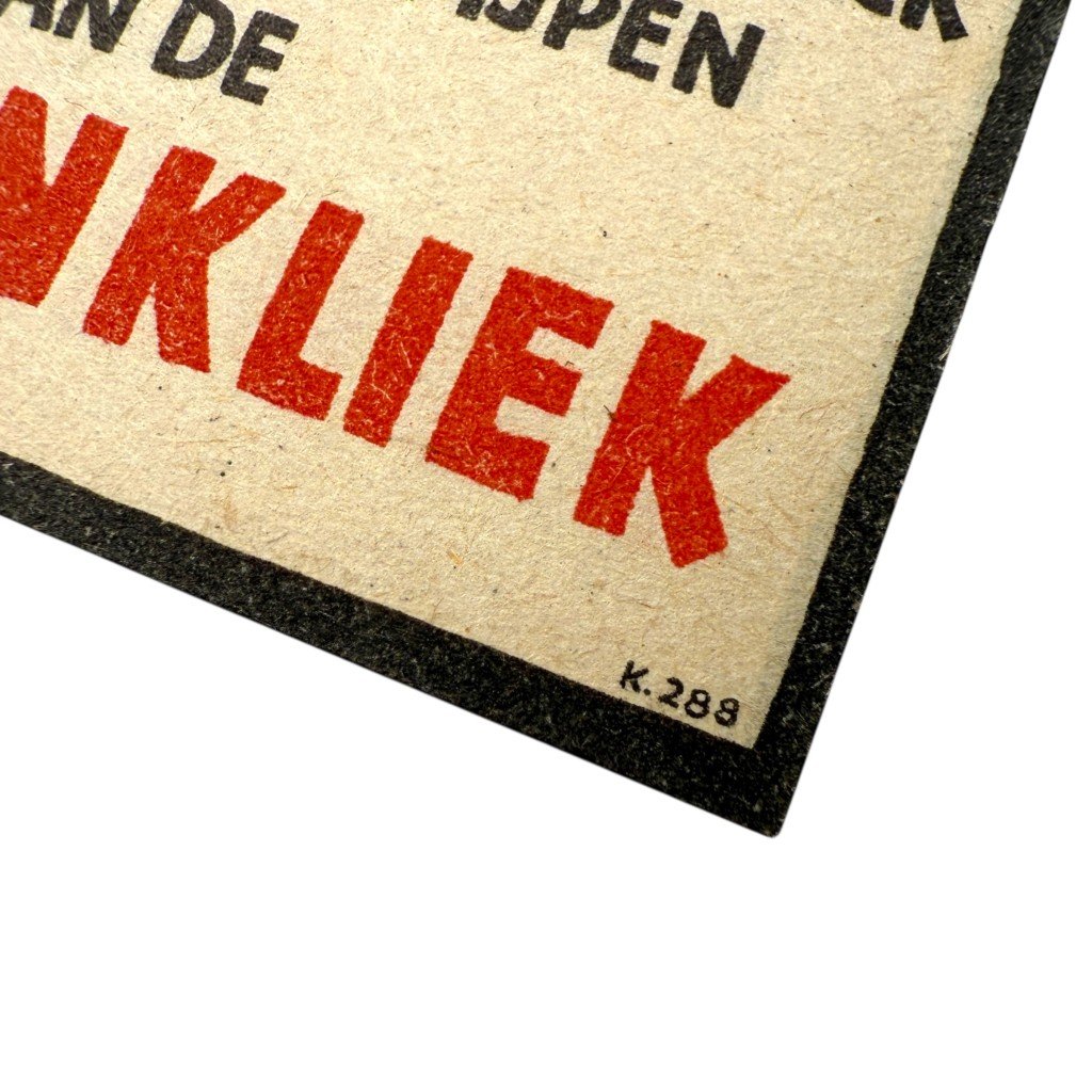 Original WWII Dutch NSB flyer