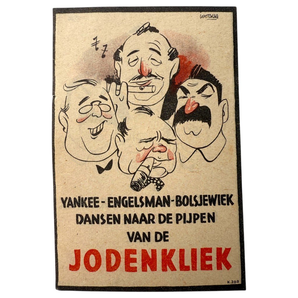 Original WWII Dutch NSB flyer