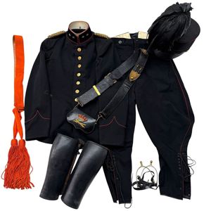 Original Pre 1940 Dutch army Artillery 1st Lieutenant ceremonial uniform