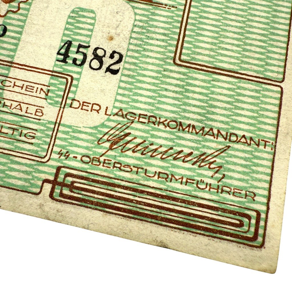 Original WWII Dutch 'Durchgangslager' Westerbork banknote