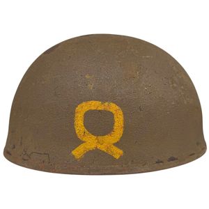 Original WWII British Dispatch Rider helmet RNVR Sub-Lieutenant