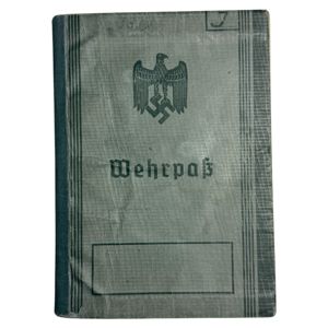 Original WWII German WH Unterarzt Wehrpass KIA near Smolensk