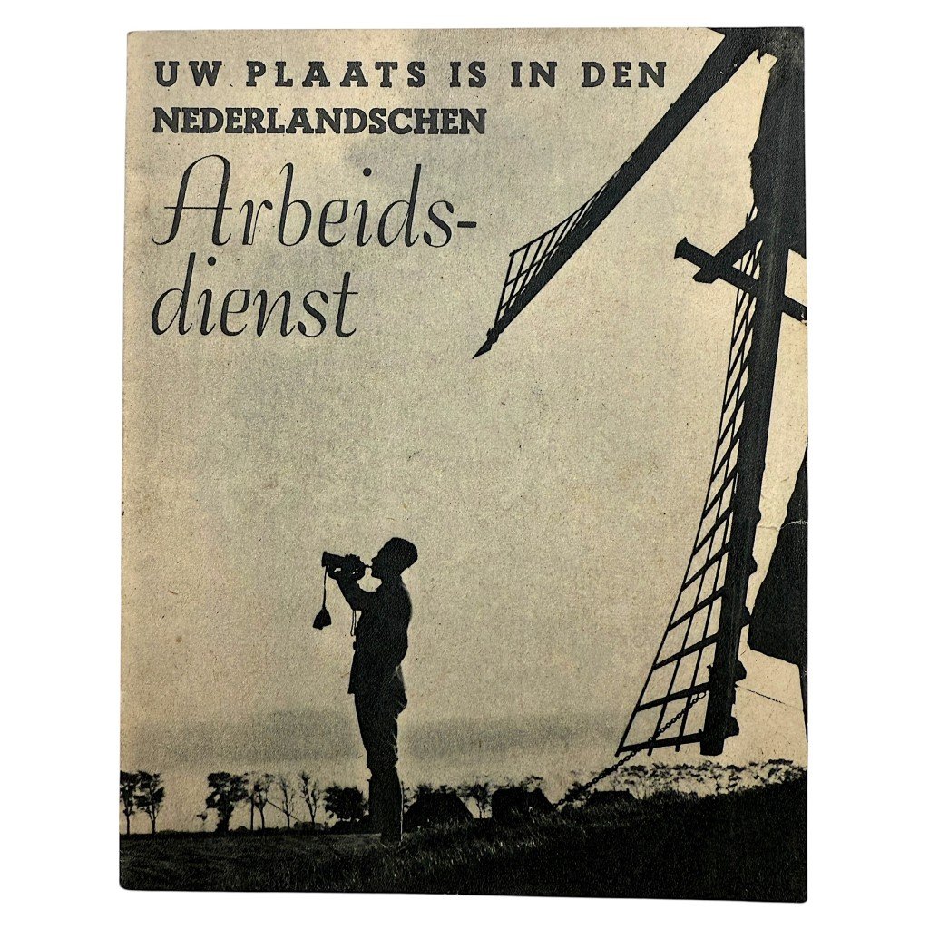 Original WWII Nederlandsche Arbeidsdienst flyer