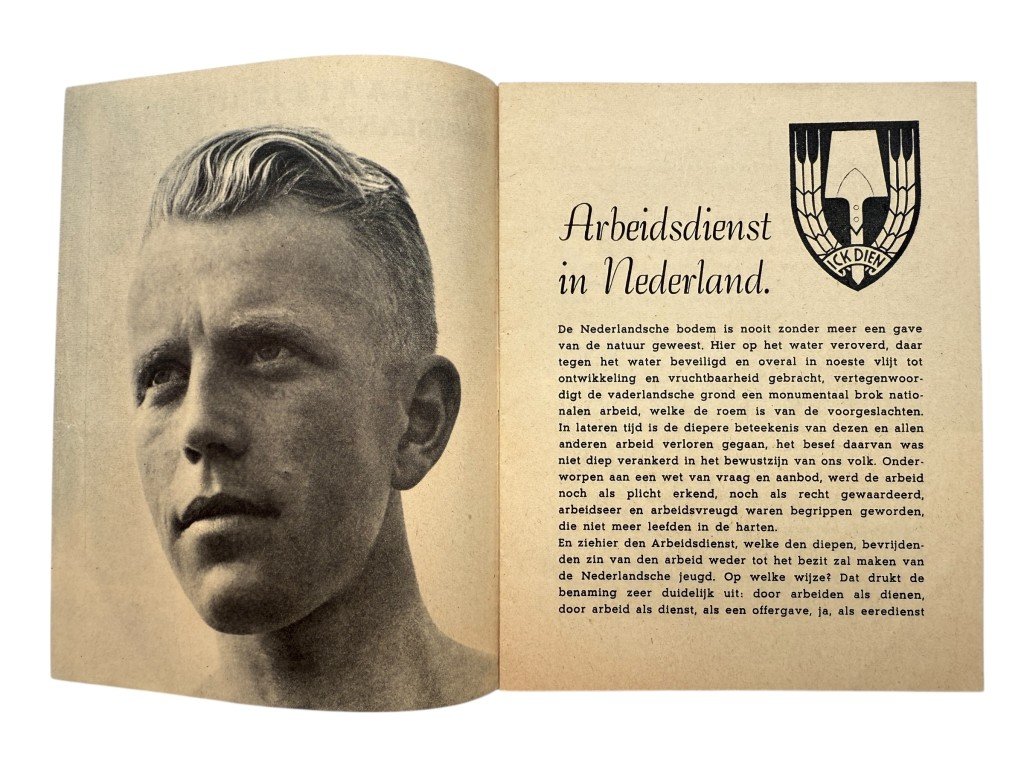Original WWII Nederlandsche Arbeidsdienst flyer
