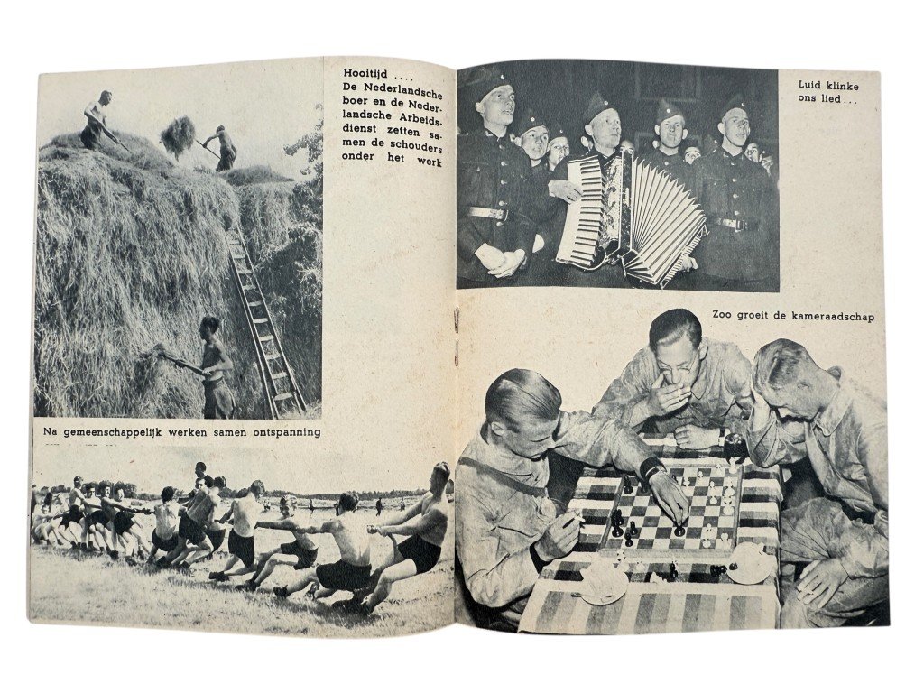 Original WWII Nederlandsche Arbeidsdienst flyer