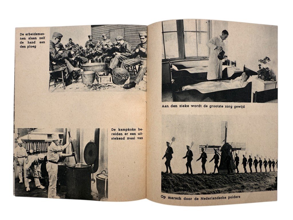 Original WWII Nederlandsche Arbeidsdienst flyer