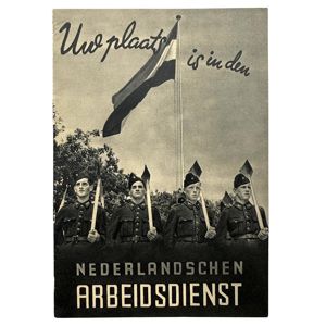 Original WWII Nederlandsche Arbeidsdienst flyer