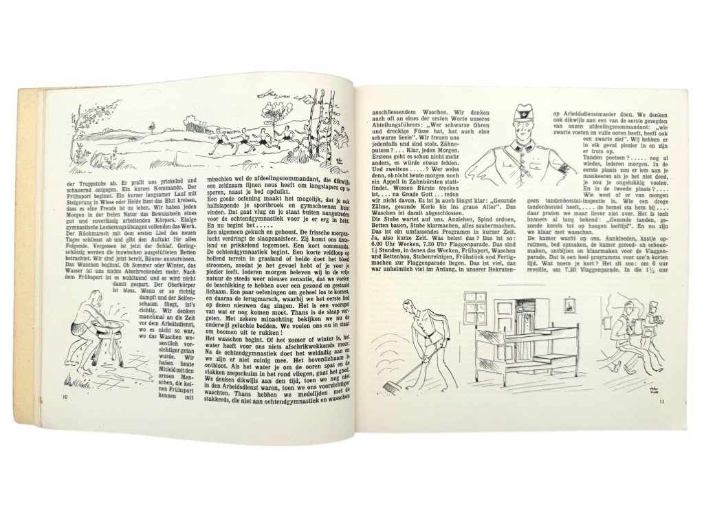 Original WWII Dutch NAD booklet Von Arbeitsmännern und Maiden – Mannen en Meisjes van den Arbeidsdienst