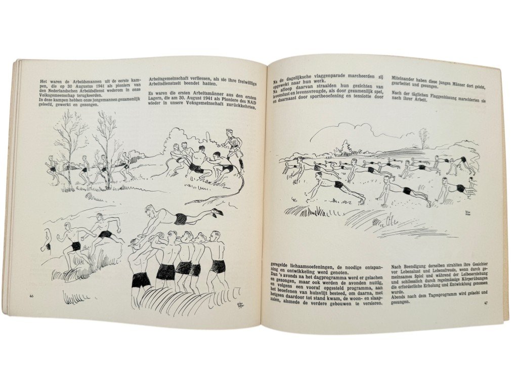 Original WWII Dutch NAD booklet Von Arbeitsmännern und Maiden – Mannen en Meisjes van den Arbeidsdienst