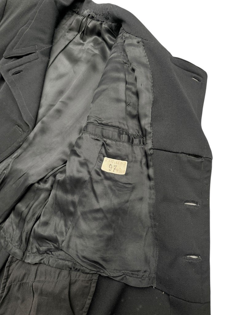 Original WWII Dutch Politie overcoat from Hilversum in 1942