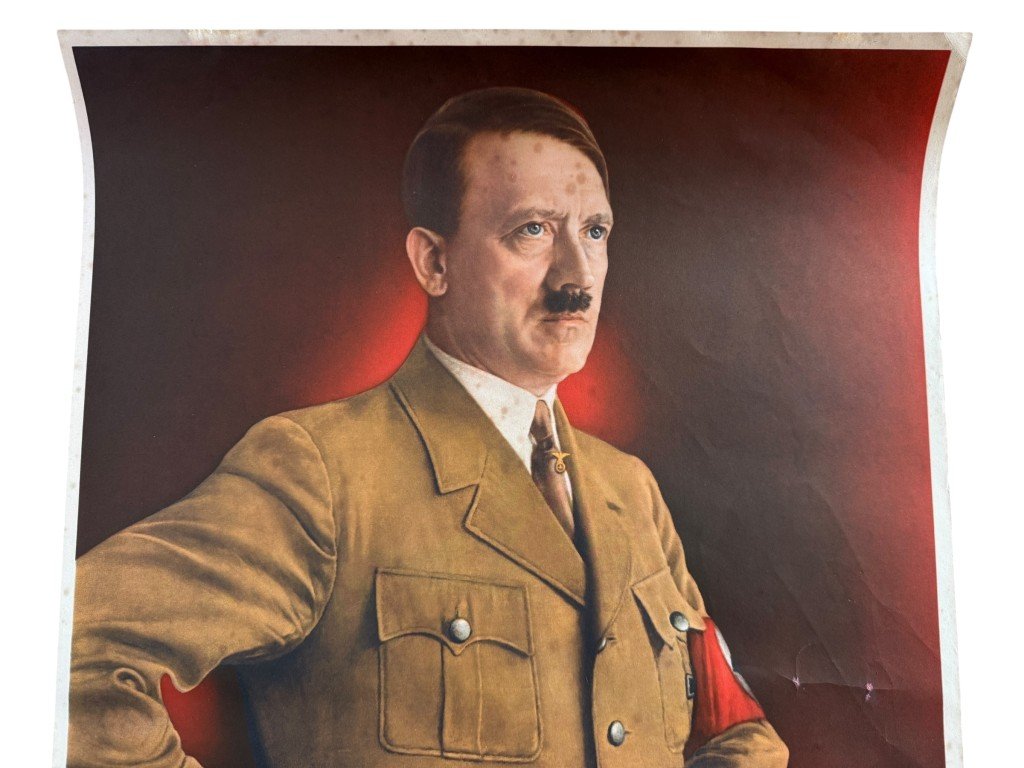 Original WWII German propaganda poster Adolf Hitler
