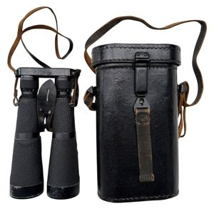 Original WWII German WH 7×56 Panzer binoculars in case