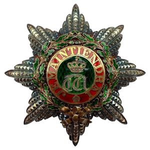 Original Luxembourg Grand Cross of the Order of the Oak Crown breast star