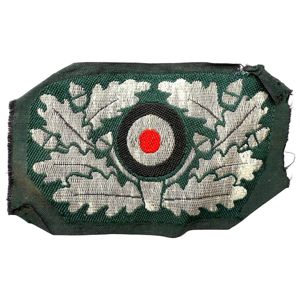 Original WWII German WH flatwire visor cap cockade