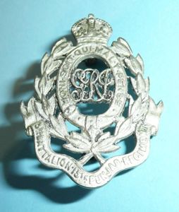 Indian Army - 3rd Battalion, 15th Punjab Regiment White Metal Cap Badge, pre 1947