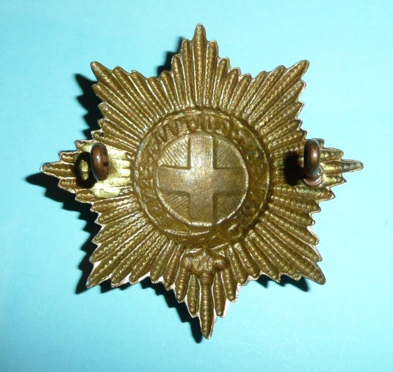 Coldstream Guards Gilding Metal Brass Cap Badge