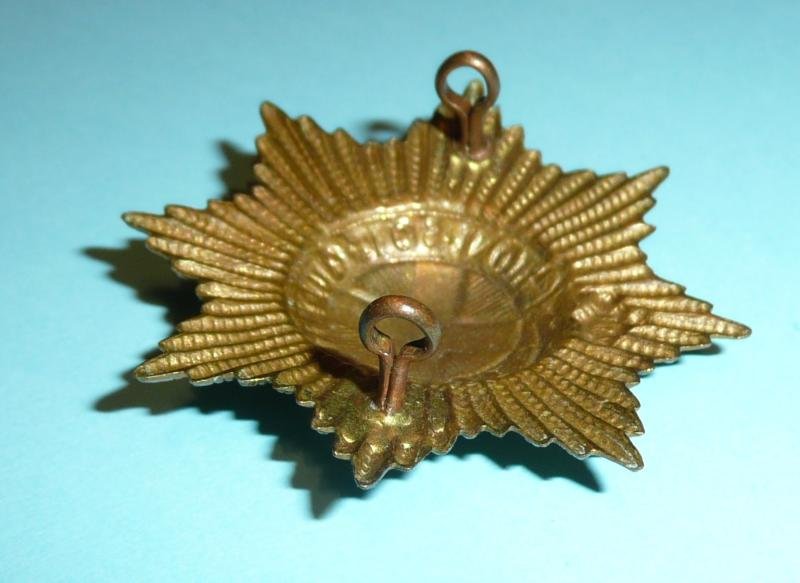 Coldstream Guards Gilding Metal Brass Cap Badge