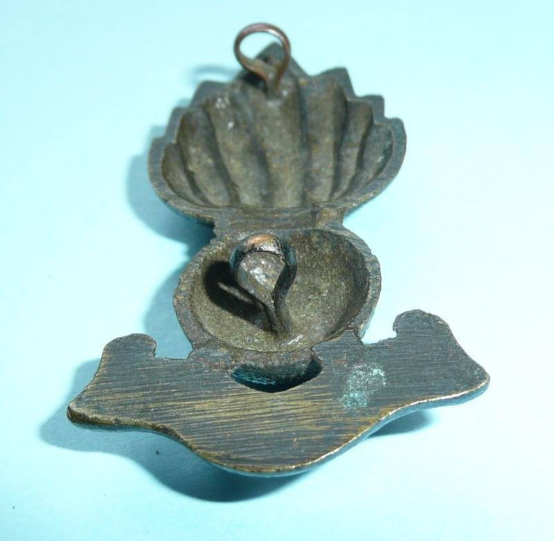 Indian Artillery Officer's OSD Bronze Cast Collar Badge