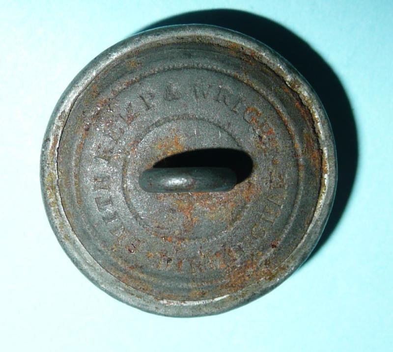 Bedfordshire Militia Other Ranks Large Pattern White Metal Button