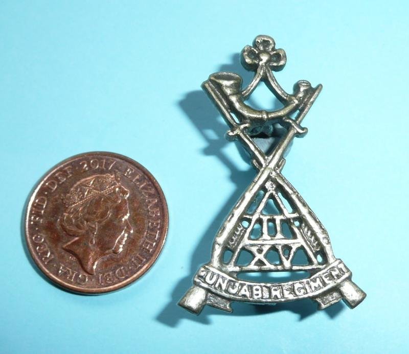 British Indian Army - 2nd Battalion 15th Punjab Regiment Cap Badge