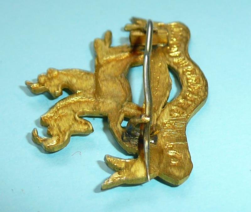 South Africa - Umvoti Mounted Rifles Collar Badge converted to a Sweetheart