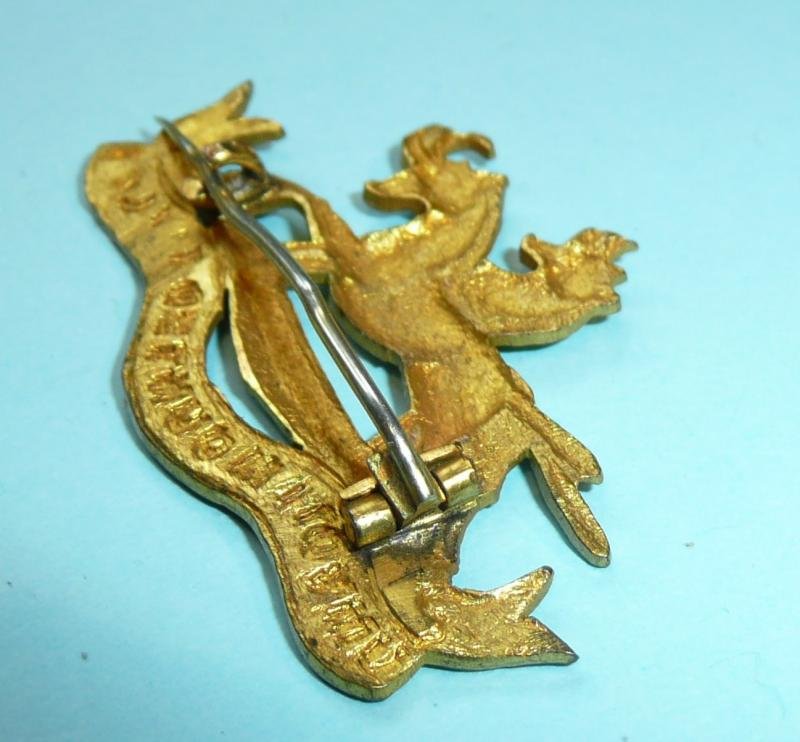 South Africa - Umvoti Mounted Rifles Collar Badge converted to a Sweetheart