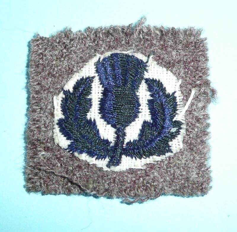 London Scottish (14th County of London Battalion / Gordon Highlanders (TA)) Embroidered Regimental Flash Arm Designation Patch Badge