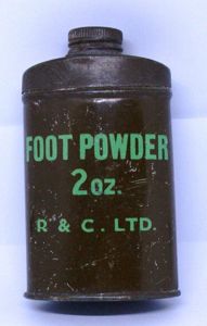 Original WWII 2oz Foot Powder