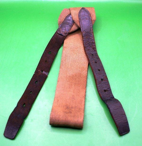 British Leather and Canvas Carry Strap — image 2