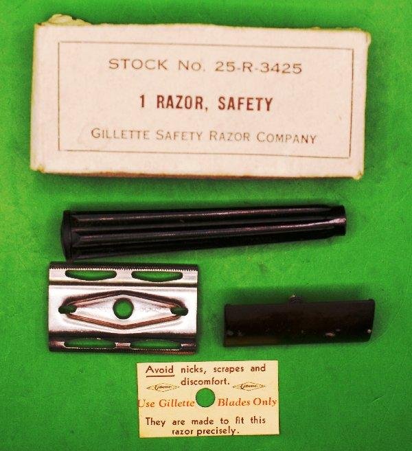 US WW2 Army Gillette Safety Razoz