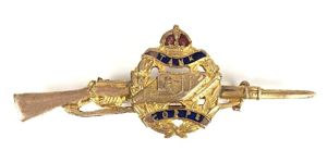 WW1 Tank Corps Rifle Regimental Sweetheart Brooch