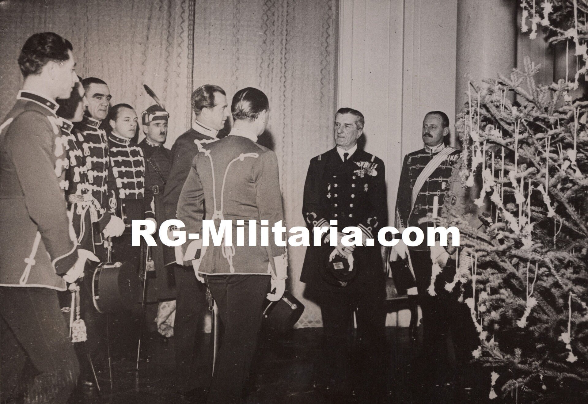Original WW2 French Press Photo - Hungarian president Miklós Horthy (1938)
