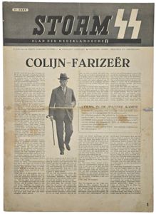 Original WW2 Dutch Waffen SS Newspaper - Storm SS 1st Year No. 11 (1941)