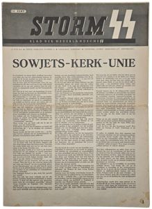 Original WW2 Dutch Waffen SS Newspaper - Storm SS 1st Year No. 12 (1941)