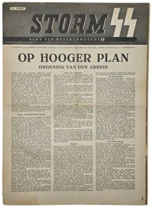 Original WW2 Dutch Waffen SS Newspaper - Storm SS 1st Year No. 18 (1941)
