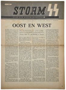Original WW2 Dutch Waffen SS Newspaper - Storm SS 1st Year No. 20 (1941)