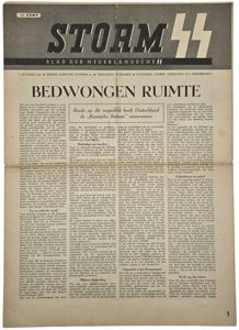 Original WW2 Dutch Waffen SS Newspaper - Storm SS 1st Year No. 26 (1941)