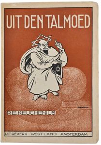 Original WW2 Dutch Antisemitic Collaboration NSB Brochure - Uit den Talmoed, Pieter Emiel Keuchenius (1941)