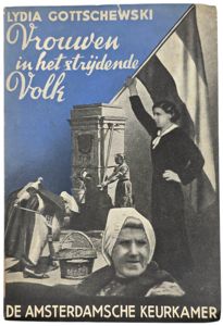 Original WW2 Dutch Collaboration NSB Book - Vrouwen in het Strijdende Volk, Lydia Gottschewski