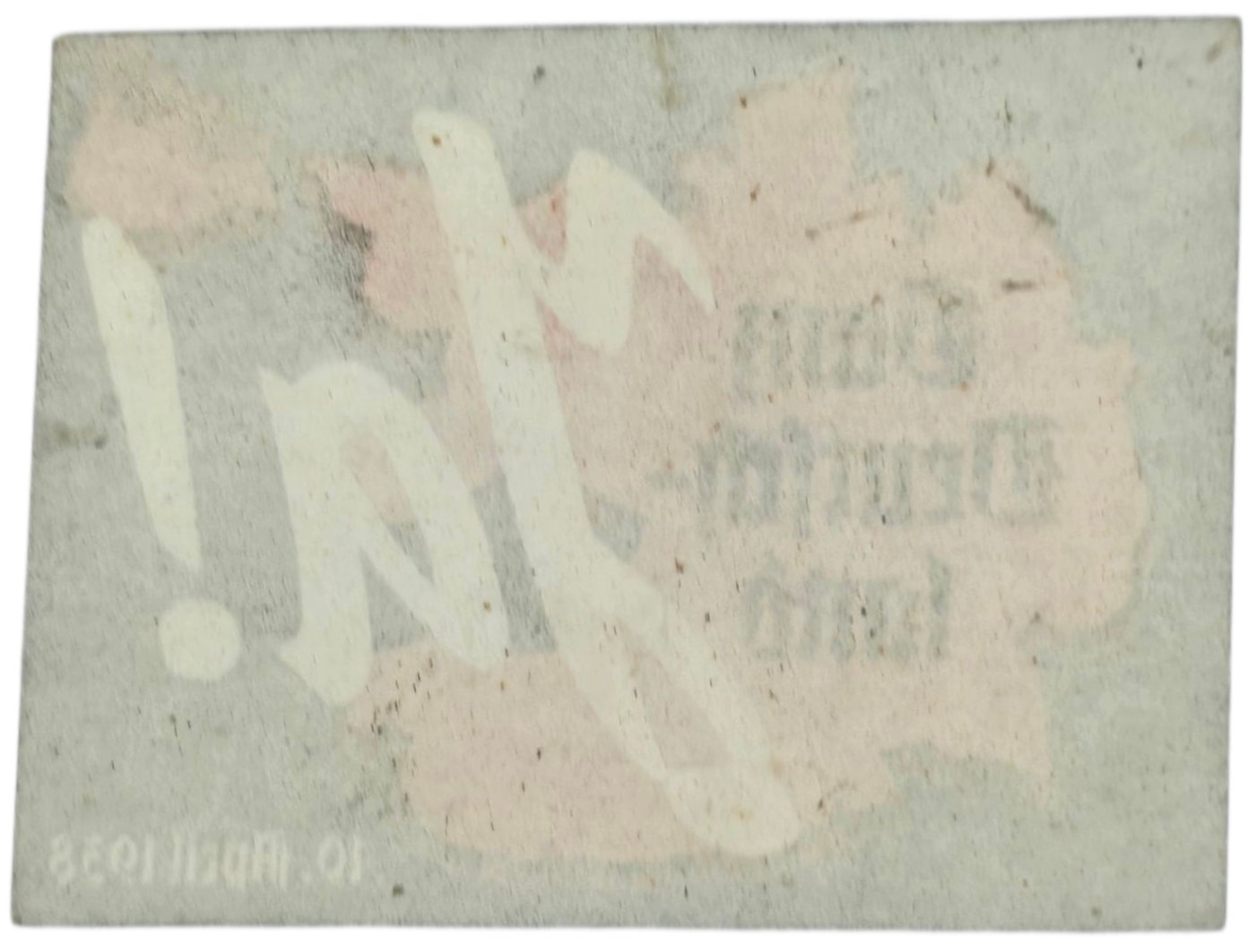 Original WW2 German NSDAP Document - Volksabstimmung flyer, Ganz Deutschland Ja! 10 April (1938) — image 2