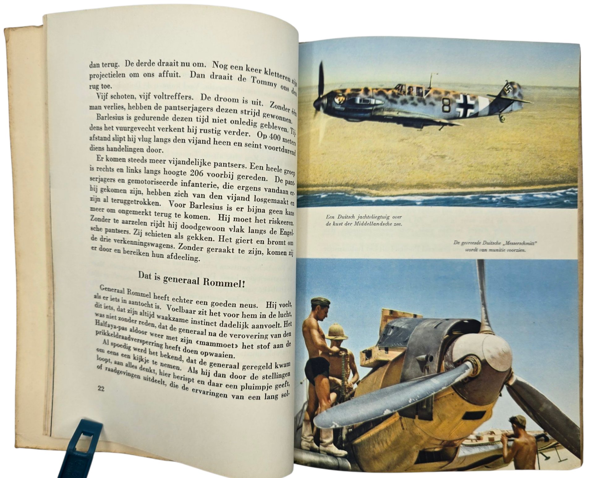 Original WW2 Dutch Collaboration Brochure- De Helden der Woestijn, Hanns Gert Freiherr von Esebeck (1942) — image 4